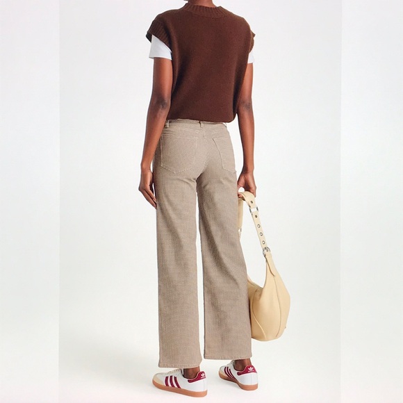 Frame Denim Brown Houndstooth Flare Jeans - Picture 14 of 16